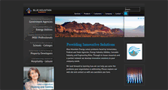 Desktop Screenshot of bluemountainenergy.com